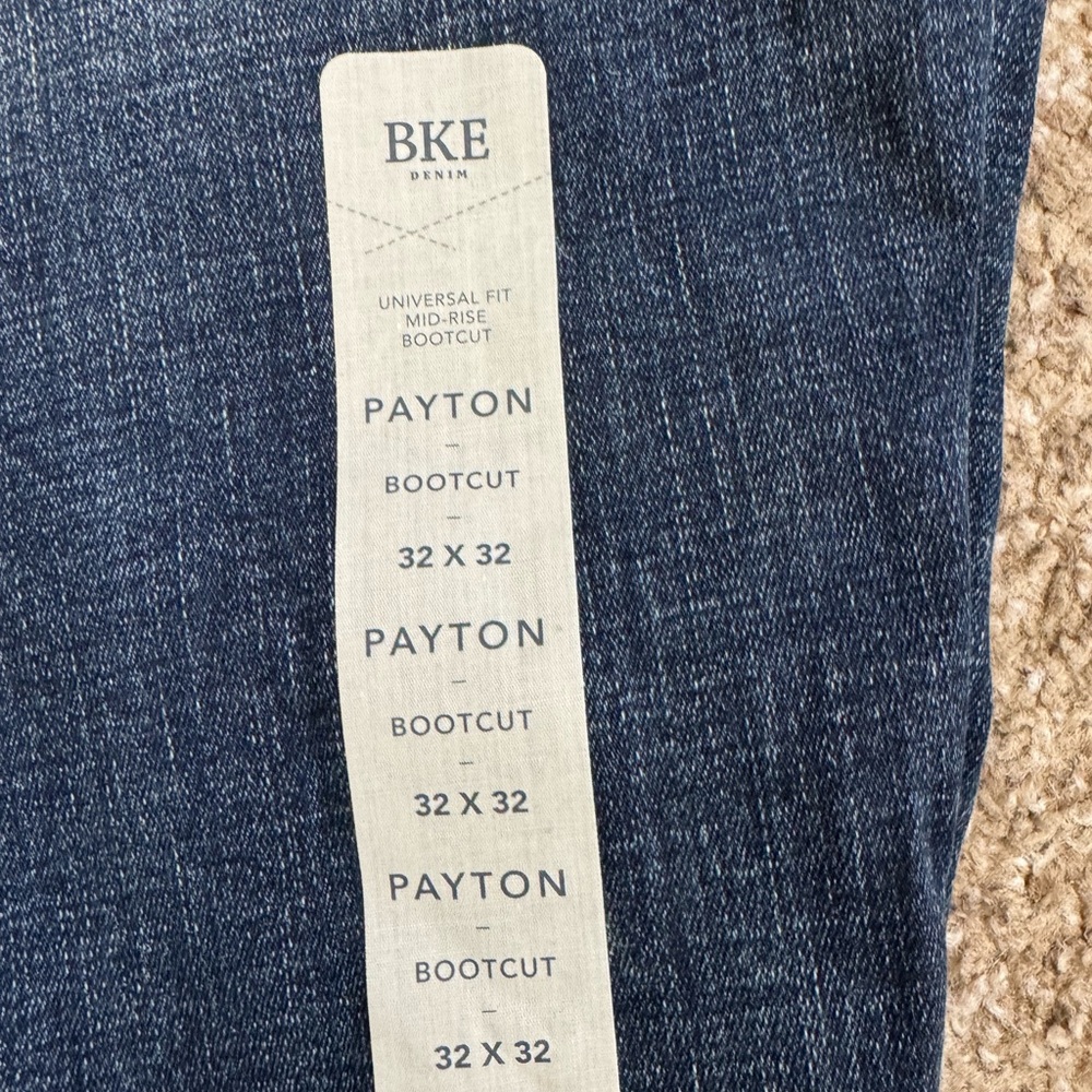 BKE Payton Bootcut Jeans in Classic Blue